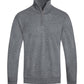 Weiv Mens Knit Quarter Zip Sweater Mens Knit Sweater HGREY S 