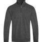 Weiv Mens Knit Quarter Zip Sweater Mens Knit Sweater CHARCOAL S 