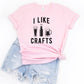 I Like Crafts Beer Crew Neck Softstyle Tee Mens Graphic T-Shirt Soft Pink S 