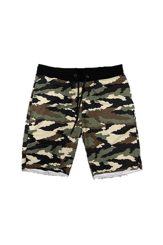 Raw Cut Sweat Shorts - Three Mad Hatters Mercantile 