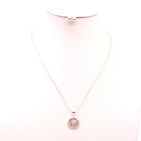 MAMA PENDANT NECKLACE SET Mama Necklace ROSEGOLD/RGRG Os 