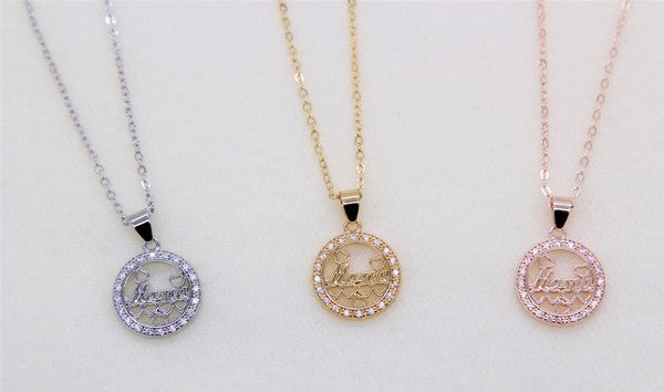 MAMA PENDANT NECKLACE SET Mama Necklace   