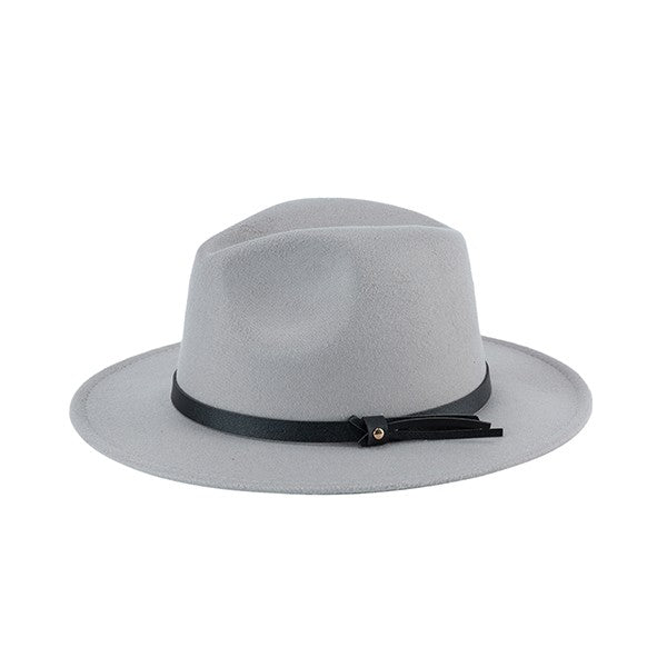 The Classic Felt Fedora Fedora Hat GREY/BDBD Os 