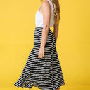 Stripe Maxi Skirt