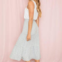 Stripe Maxi Skirt