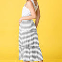 Stripe Maxi Skirt