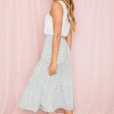 Stripe Maxi Skirt
