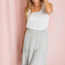 Stripe Maxi Skirt