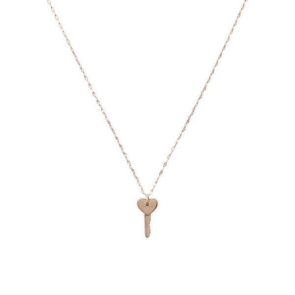 Amour Key to my Heart Necklace - Three Mad Hatters Mercantile 