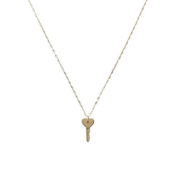 Amour Key to my Heart Necklace - Three Mad Hatters Mercantile 