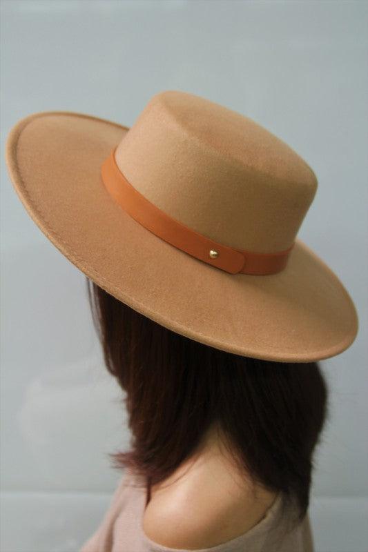 The Classic Fedora with Leather Band - Three Mad Hatters Mercantile 
