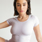 Active Seamless sustainable Sports Crop Top Tee Cropped Tank Top   