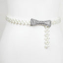 Elastic Pearl Fashion Belt