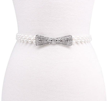 Elastic Pearl Fashion Belt