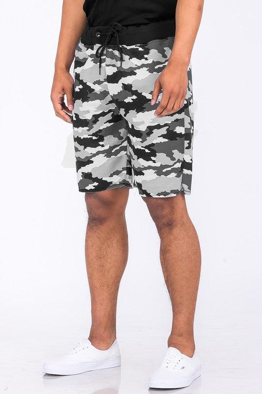 Raw Cut Sweat Shorts - Three Mad Hatters Mercantile 
