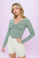 Seamless long sleeve workout top Sport Top  Sage S 