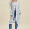 Double Take Open Front Longline Cardigan