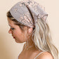 Bohemian Floral Lace Headscarf Headscarf   