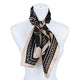 NEUTRAL TONE SILK SCARF Scarf BLACK/BKBK Os 