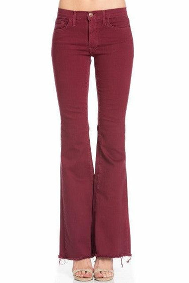 Mid-Rise Classic Five-Pocket Flare Jeans