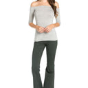 Mid-Rise Classic Five-Pocket Flare Jeans