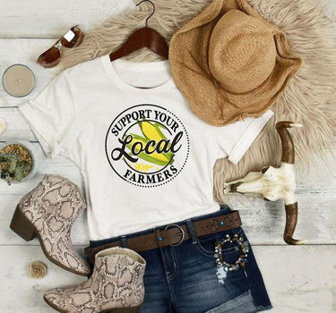 Corn - Support Local Famers Graphic Tee