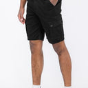 Mens Belted Cargo Shorts with Belt