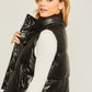 PU Padded Vest Vest   