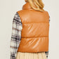 PU Padded Vest Vest   