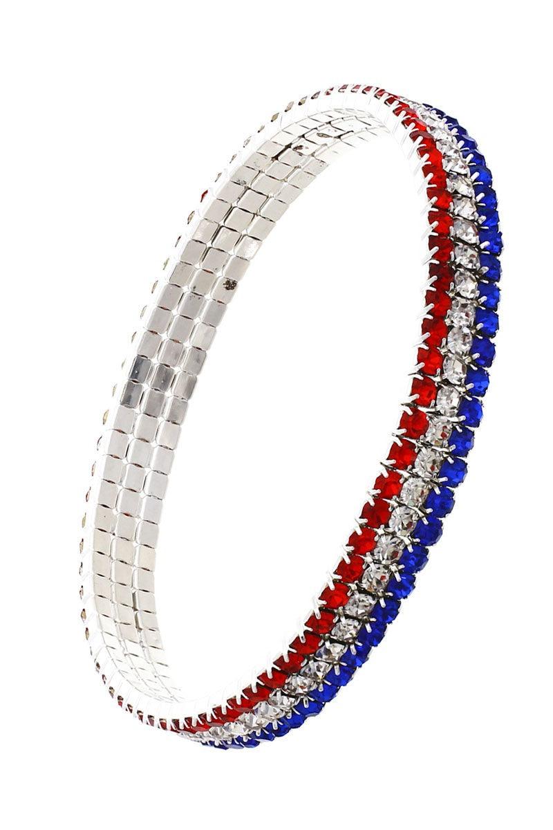 Star-Spangled Sparkle Bracelet - Three Mad Hatters Mercantile 