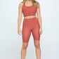 Gingham print activewear set Activewear Set   