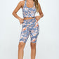 Flowers print activewear set Activewear Set   