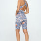 Flowers print activewear set Activewear Set   