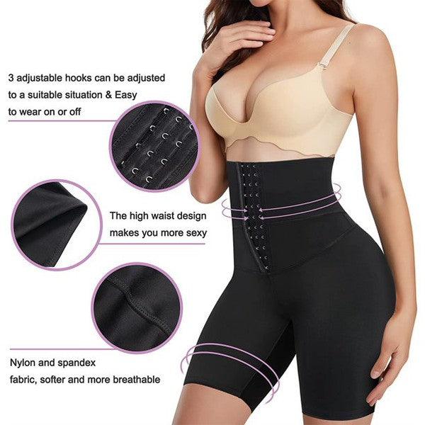 Corset Waist Buttery Soft Shorts Body Shaper - Three Mad Hatters Mercantile 