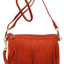 Western Fringe Clutch Cross Body Bag