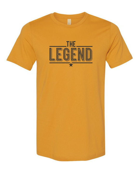 The Legend Dad Softstyle Tee  Mustard 2X 