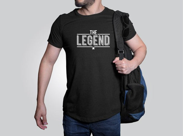 The Legend Dad Softstyle Tee  Black 2X 