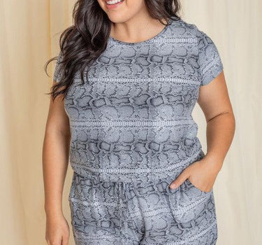 Python Print Drawstring romper