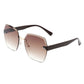 Oversize Square Geometric Rimless Sunglasses Rimless Sunglasses   