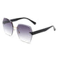 Oversize Square Geometric Rimless Sunglasses Rimless Sunglasses   