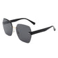 Oversize Square Geometric Rimless Sunglasses Rimless Sunglasses   