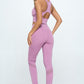 Women's Two Piece Activewear Set Cut Out Detail Activewear Set   