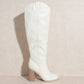 OASIS SOCIETY Stephanie - Knee-High Boots Knee High Boots WHITE 8.5