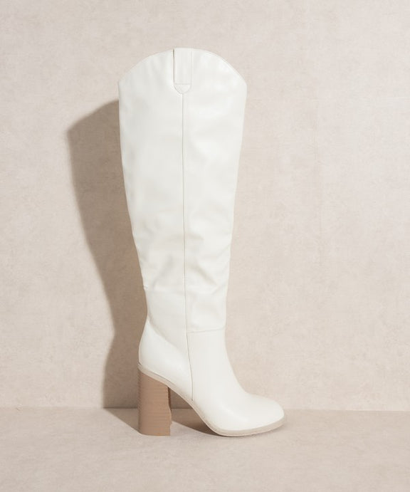 OASIS SOCIETY Stephanie - Knee-High Boots Knee High Boots WHITE 6 