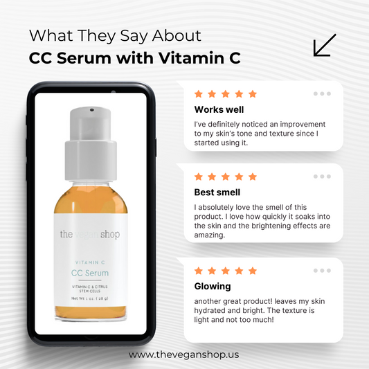 CC Serum with Vitamin C - The Vegan Shop Natural Face Serum   