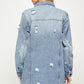 The Original Blue Age Long Denim Jacket Denim Jacket