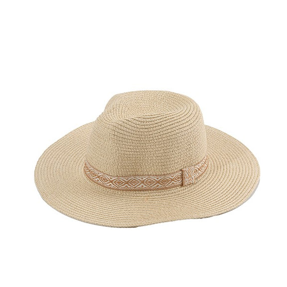 BOHEMIAN STRAW HAT Straw Hat TAUPE/LTLT Os 