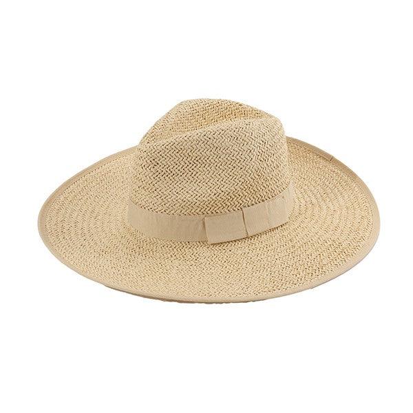 Panama Straw Sun Hat - Three Mad Hatters Mercantile 