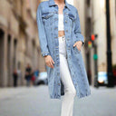 The Original Blue Age Non-Stretch Three-Quarter Denim Jacket