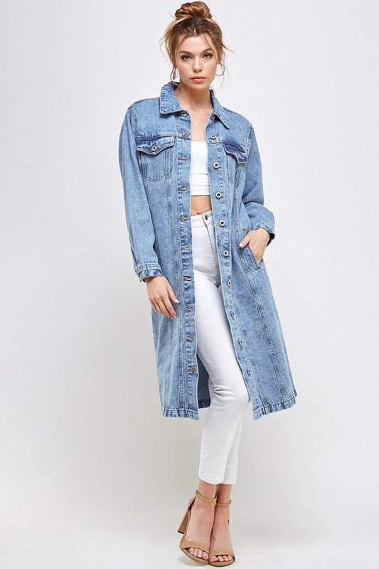 NON-STRETCH THIRD QUARTER DENIM JACKET Denim Jacket   